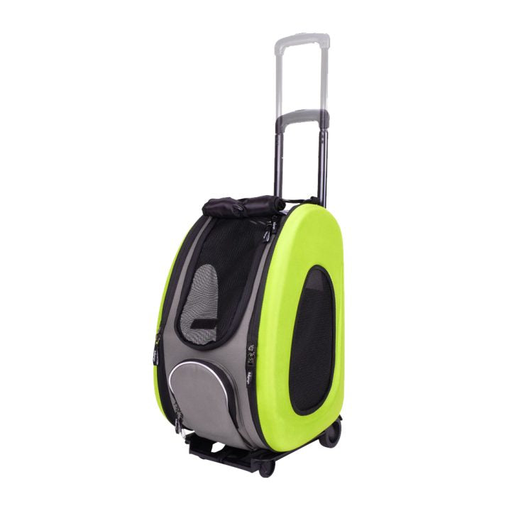 EVA wheeled pet carrier in Green