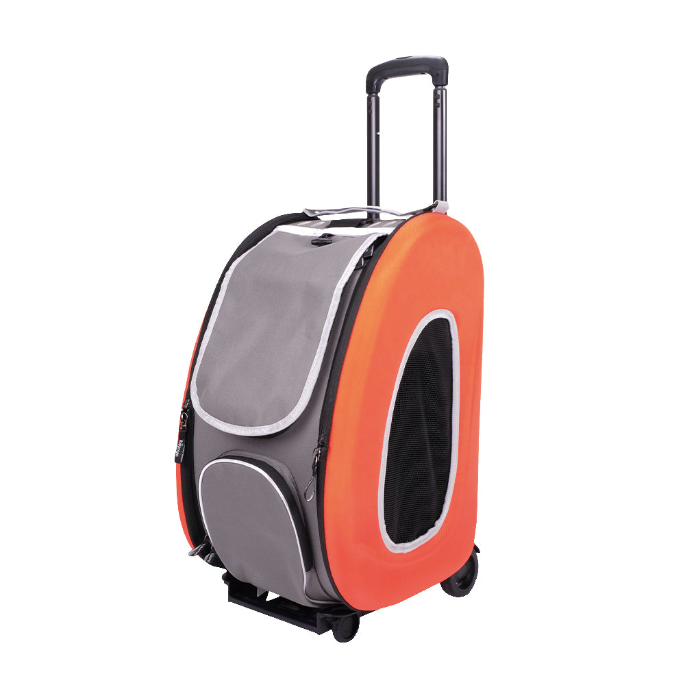 IBIYAYA EVA 4-in-1 Pet Backpack Carrier with Wheels