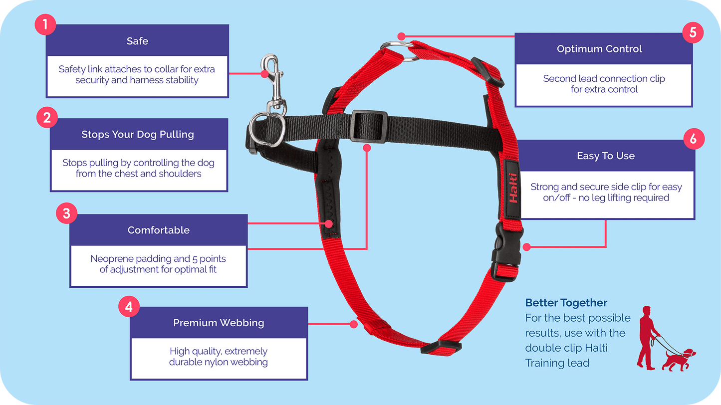 Halti Front Control Harness features