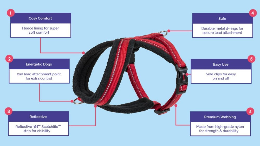 Halti Comfy Harness features