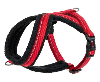 Halti Walking Comfy Harness in Red viewed from the Side