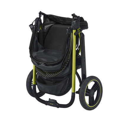 IBIYAYA The Beast Pet Jogging Stroller folded