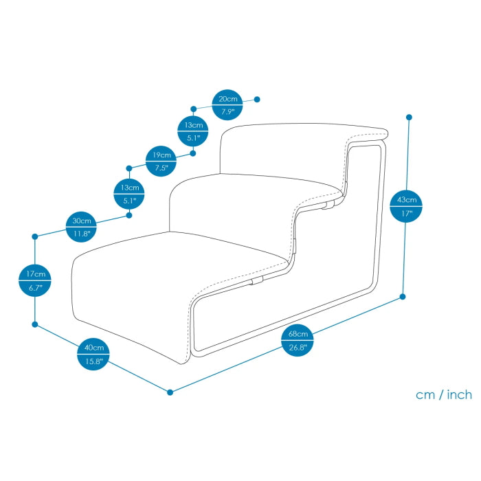 IBIYAYA® Everest Pet Stairs dimensions