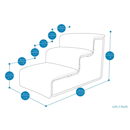 IBIYAYA® Everest Pet Stairs dimensions