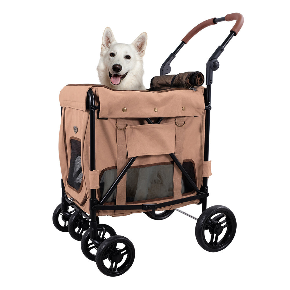 IBIYAYA® Gentle Giant Dual Entry Pet Wagon in Peach