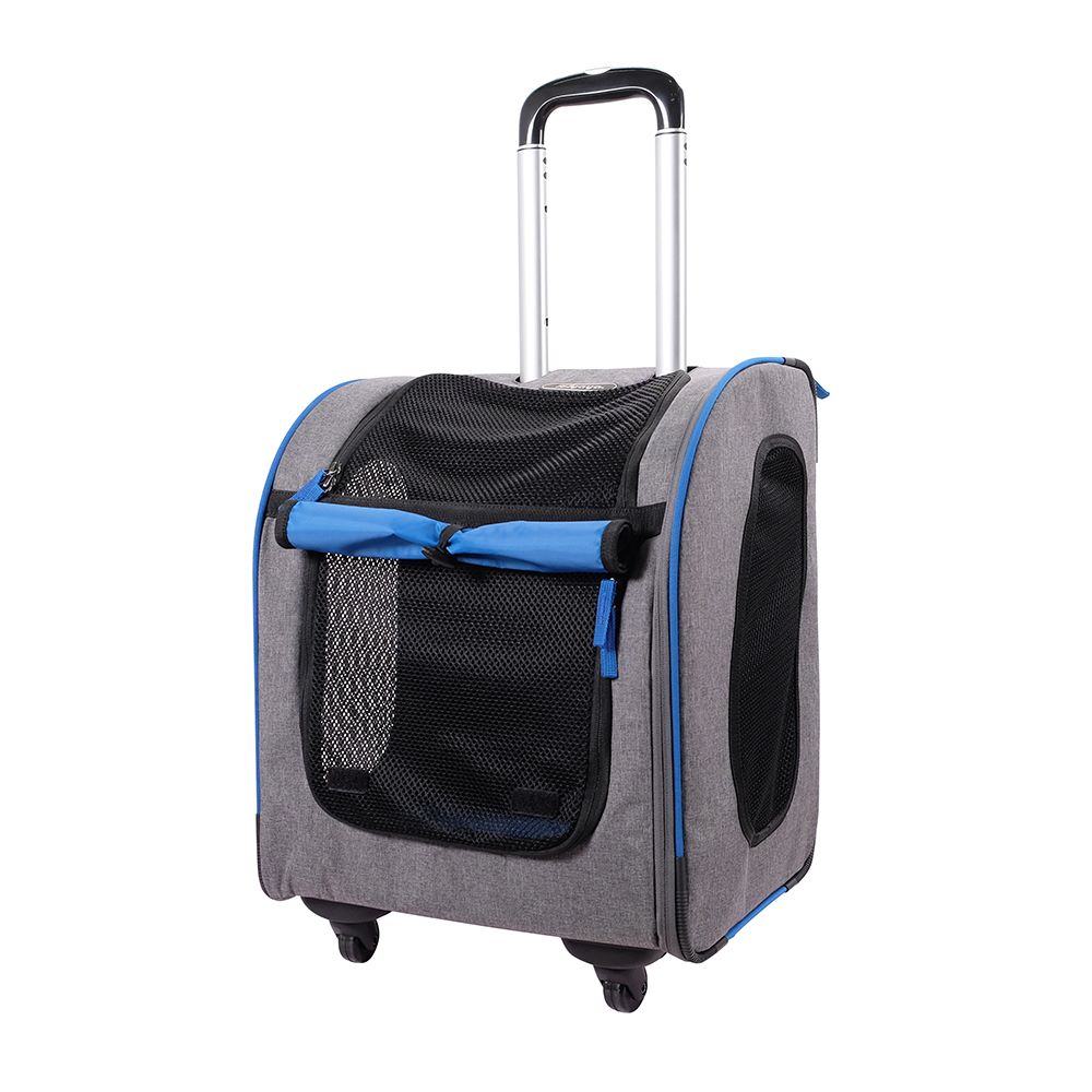 IBIYAYA® Liso Parallel Transport Pet Trolley in Slate & Sapphire