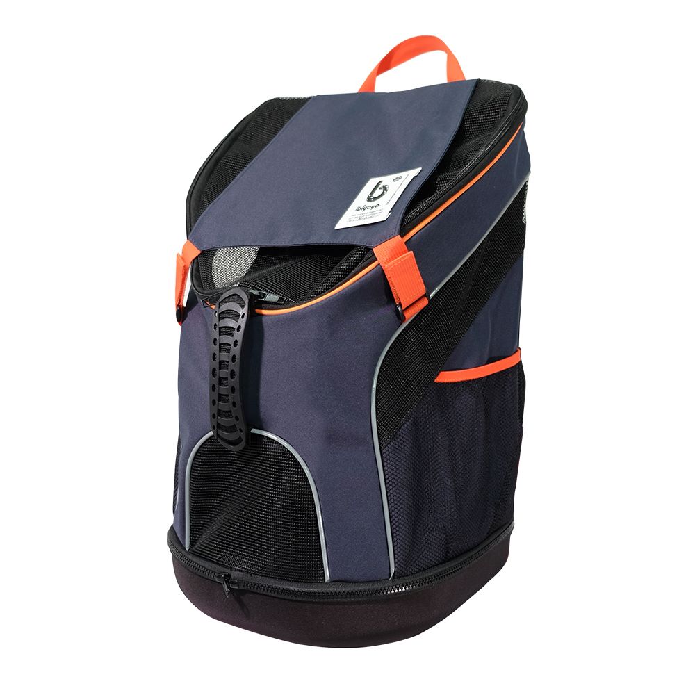 IBIYAYA® Ultralight Pro Pet Backpack in Navy Blue - front view