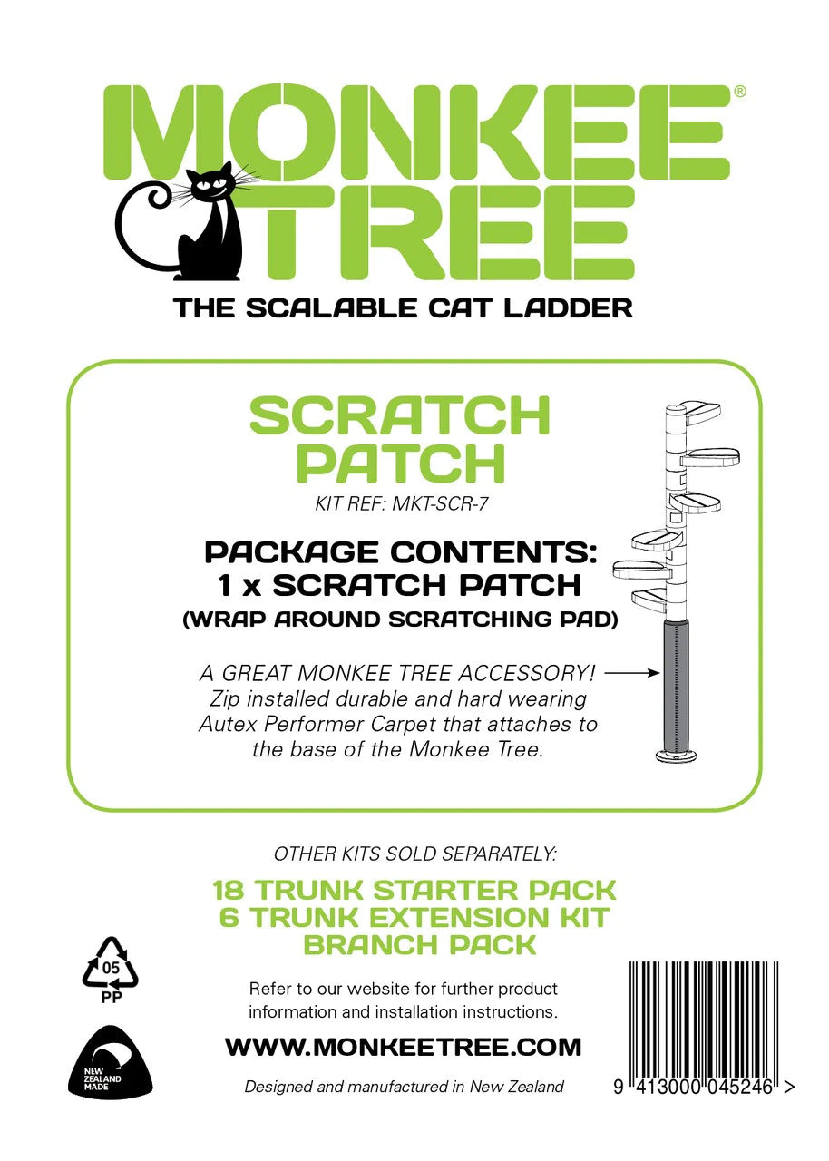 MONKEE TREE® Scratch Patch package contents