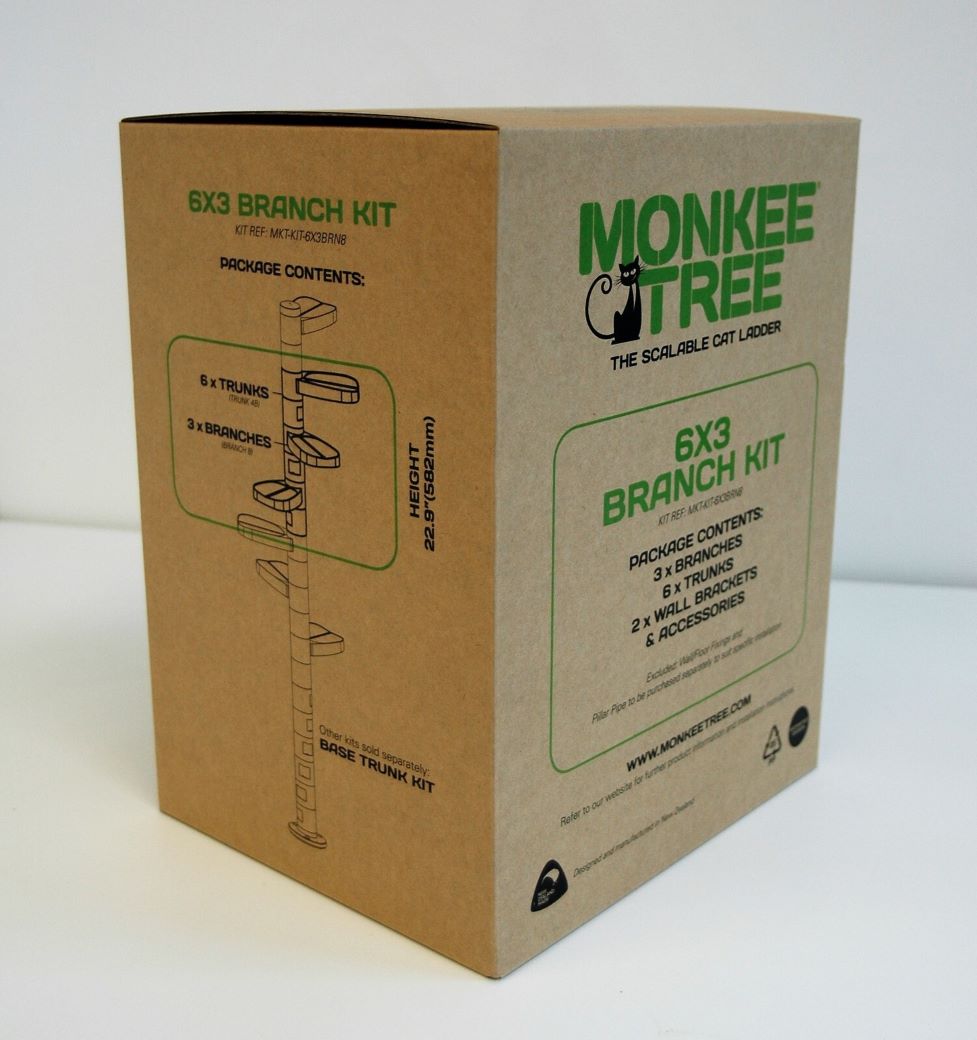 Monkee Tree 3 branch/6 trunk extension kit, product package