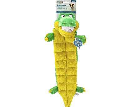 Outward Hound Squeaky Matz Gator Plush Toy XL, packaged