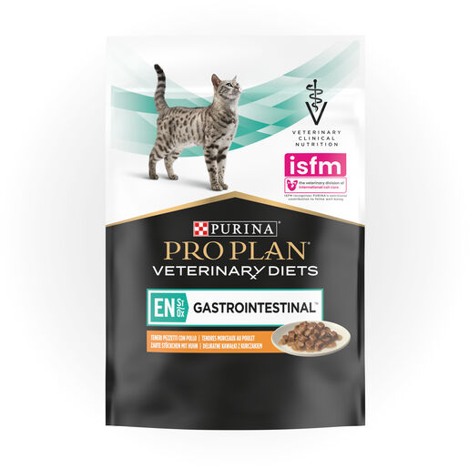 PURINA PRO PLAN VETERINARY DIETS - EN Gastrointestinal Tender Pieces with Chicken Feline Pouches