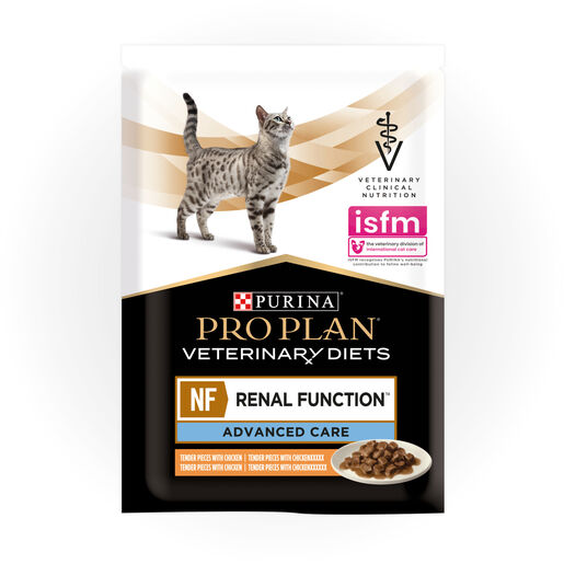 PURINA PRO PLAN VETERINARY DIETS - NF Kidney Function Advanced Care™ Tender Pieces with Chicken Feline Pouches