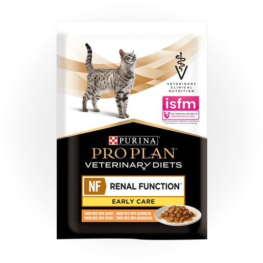 PURINA PRO PLAN VETERINARY DIETS - NF Kidney Function Early Care™ Tender Pieces with Chicken Feline Pouches 