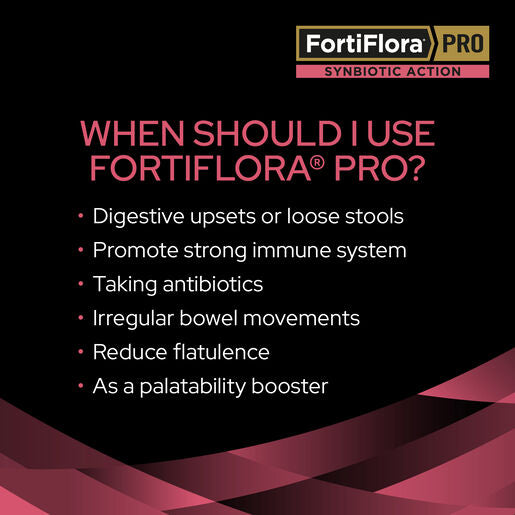 PURINA PRO PLAN VETERINARY SUPPLEMENTS - When should I use Fortiflora Pro Canine