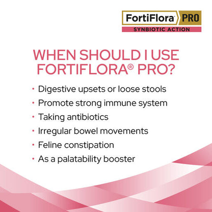 PURINA PRO PLAN VETERINARY SUPPLEMENTS - When should I use Fortiflora Pro Feline