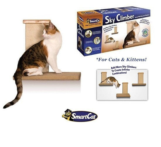 SMARTCAT® Sky Climber Wall Mounted Cat Scratching Post, package