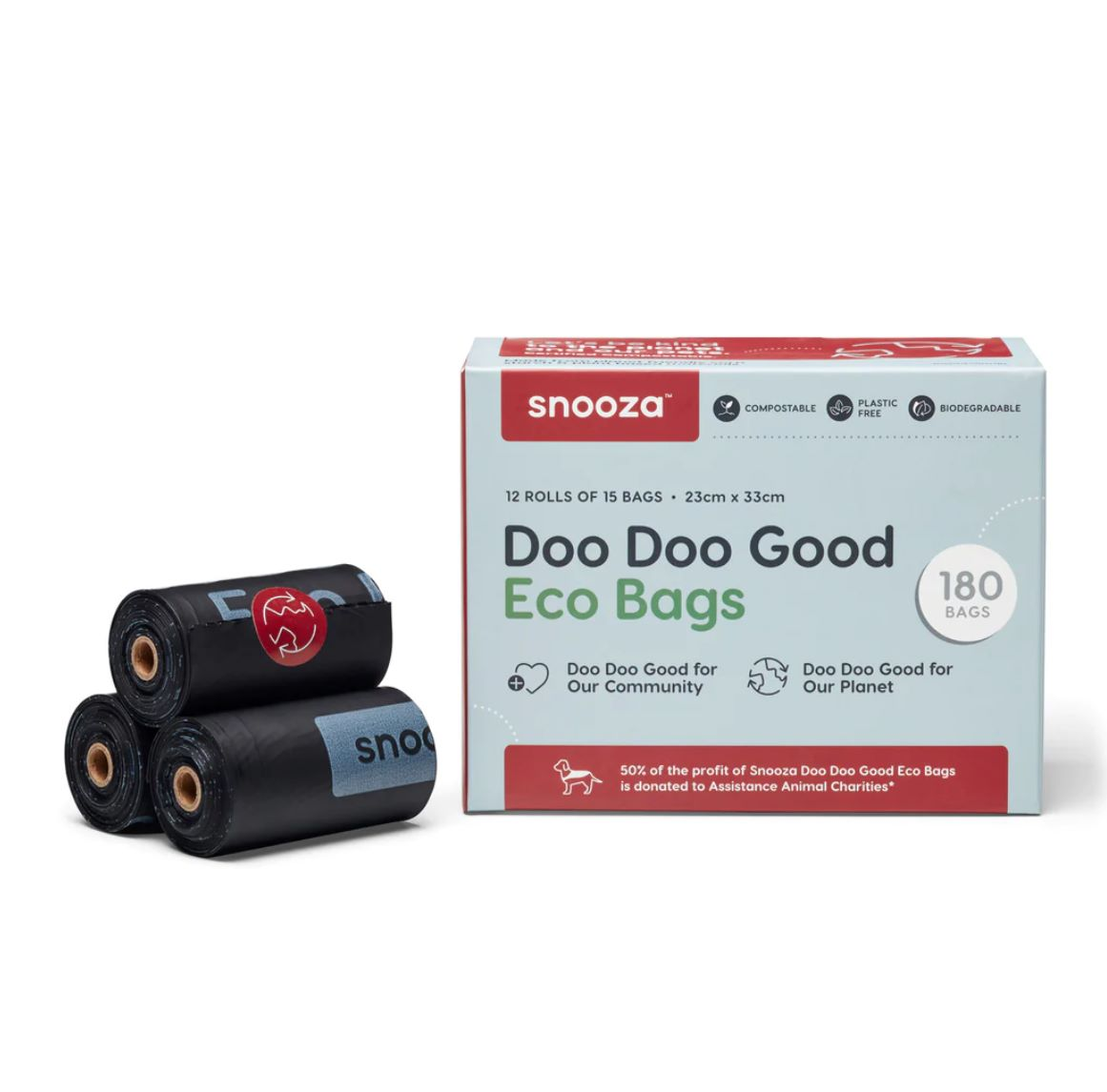 SNOOZA Doo Doo Good Eco Bags, package