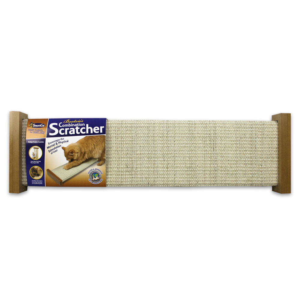 SMARTCAT® Bootsie's Combination Sisal Cat Scratch Post, front