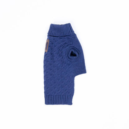 SNOOZA Wear RPET Knit Polo in Blue