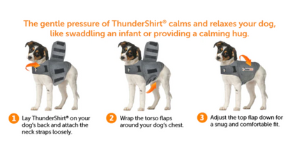 THUNDERWORKS THUNDERSHIRT® for Dogs, how to wear