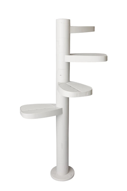 MONKEE TREE® The Scalable Cat Ladder 12 Trunk Starter Pack in white