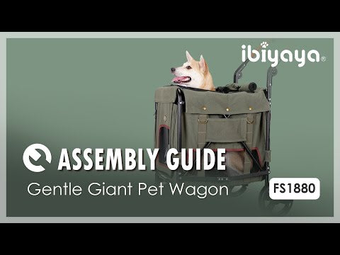 Video - IBIYAYA Gentle Giant Dual Entry Pet Wagon Assembly Guide